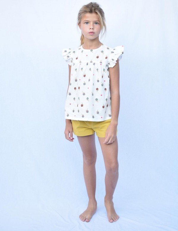 Short mostaza