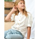 Blusa Marsan Blanco Roto