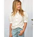Blusa Marsan Blanco Roto