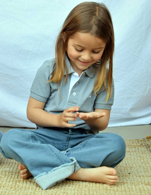 Polo gris Dimelo Hilando