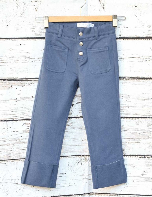 Pantalon vuelta azul sarga lycra 2