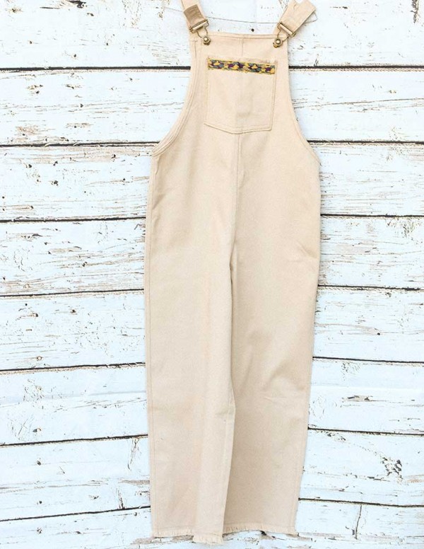 Peto beigue sarga lycra 2