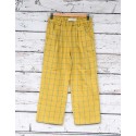 Culotte cuadros mostaza/verde indiana