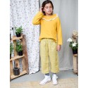 Culotte cuadros mostaza/verde indiana