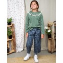 Culotte cuadros azul/verde indiana