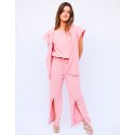 Kimono fluido rosa