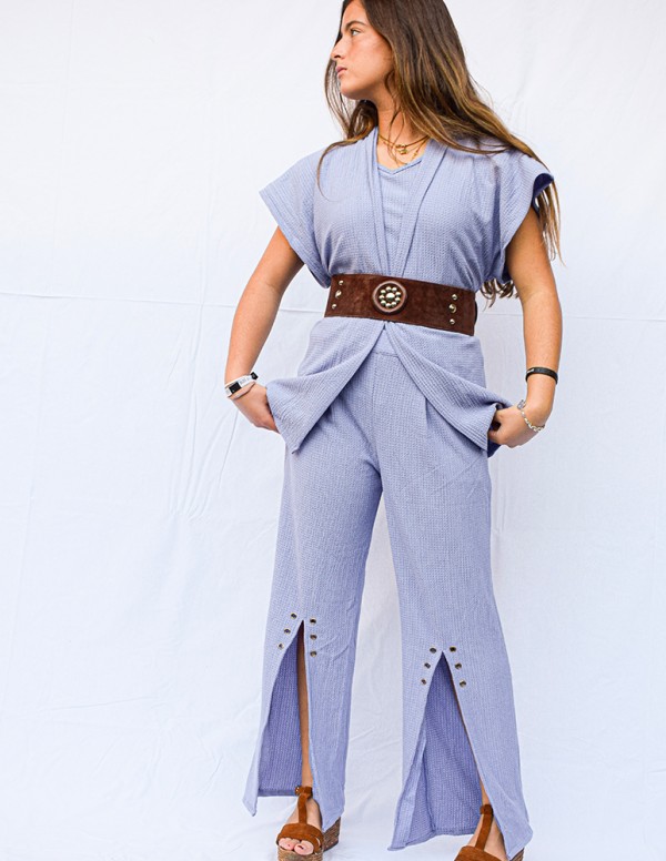 Kimono fluido lavanda