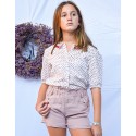Short rativor rosa empolvado