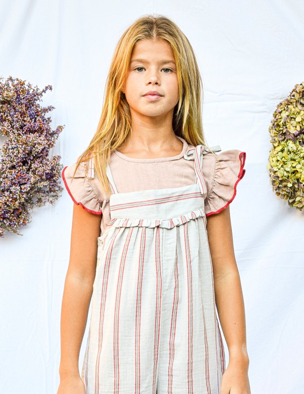 Blusa alas rativor rosa empolvado