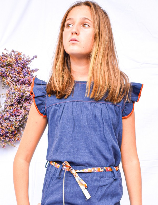 Blusa alas rativor marino