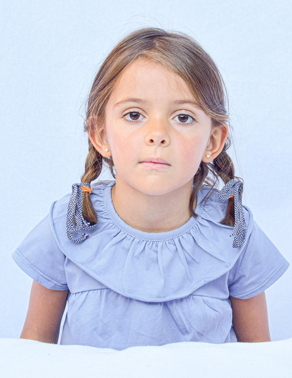 Camiseta casual cielo