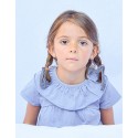 Camiseta casual cielo