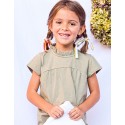 Camiseta safari lisa militar