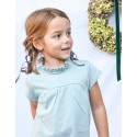 Camiseta safari lisa agua