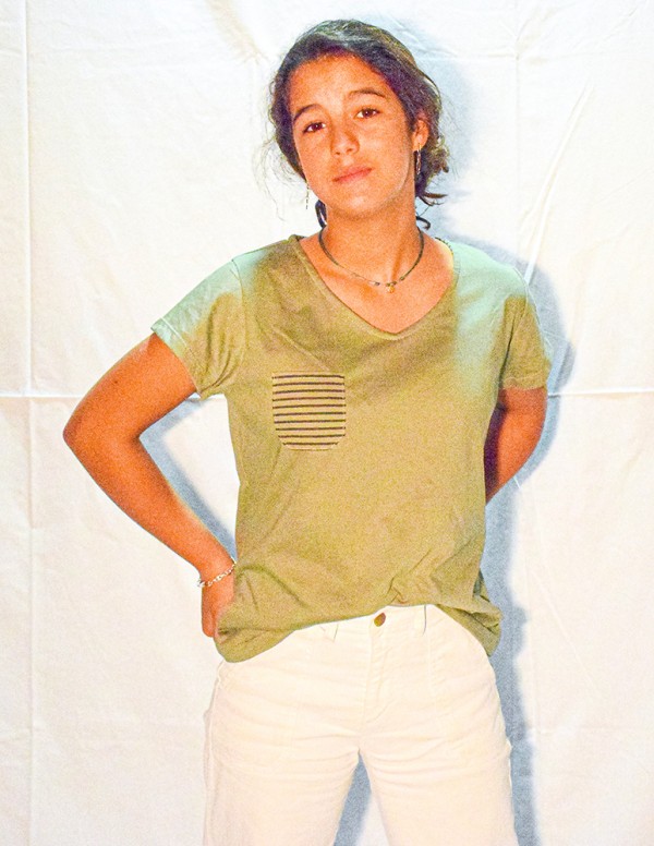 Camiseta safari lisa militar