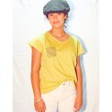 Camiseta safari lisa caqui