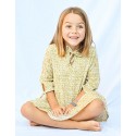 Vestido print caqui