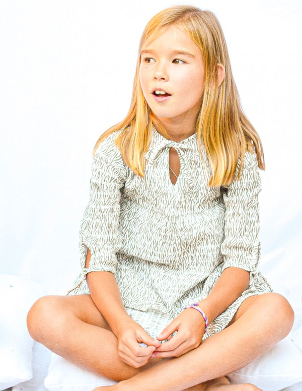 Vestido print militar