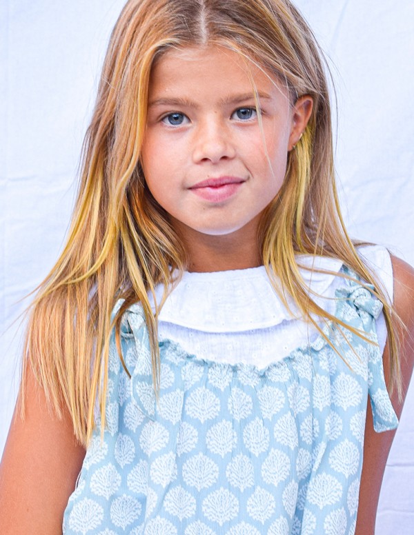 Blusa junior volante white boble bordado 2