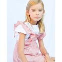 Blusa junior canesu white boble bordado
