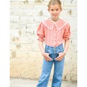 Blusa camino coral empolvado
