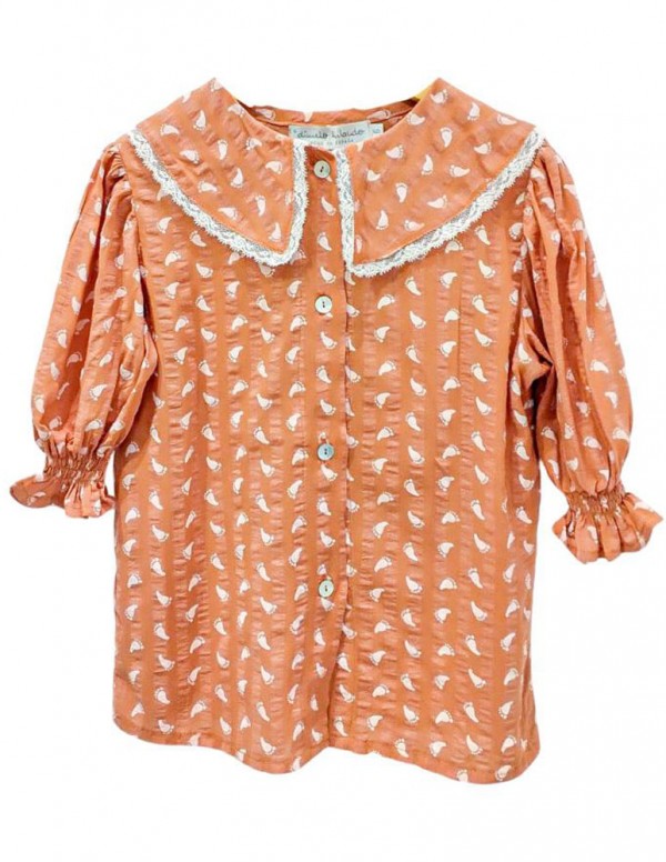 Blusa camino coral empolvado 2
