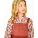 Blusa cuadros junior rosa
