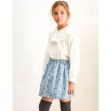 Falda estrellas azul