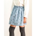 Falda estrellas azul