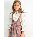 Blusa chorreras rosa