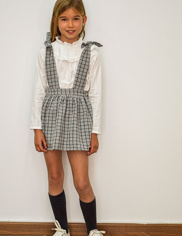 Falda cuadros gris 2