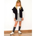 Falda cuadros gris