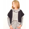 Camiseta volante gris