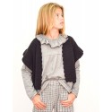 Camiseta volante gris
