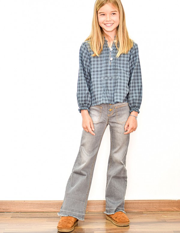 Pantalon vaquero gris