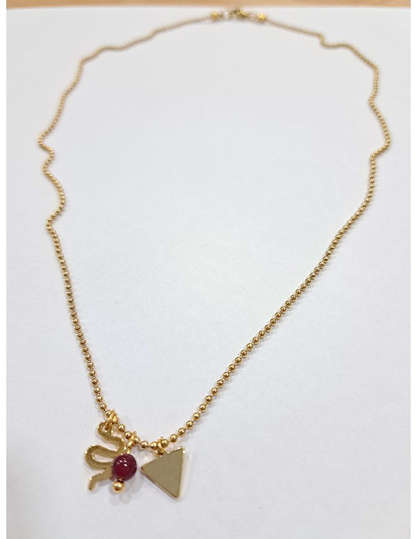 COLGATE DORADO SERPINETE TRIÁNGULO Y PIEDRA ROJA 2