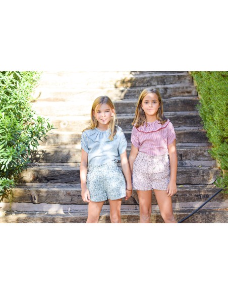 Short de gasa rosa | Dimelo Hilando SS23