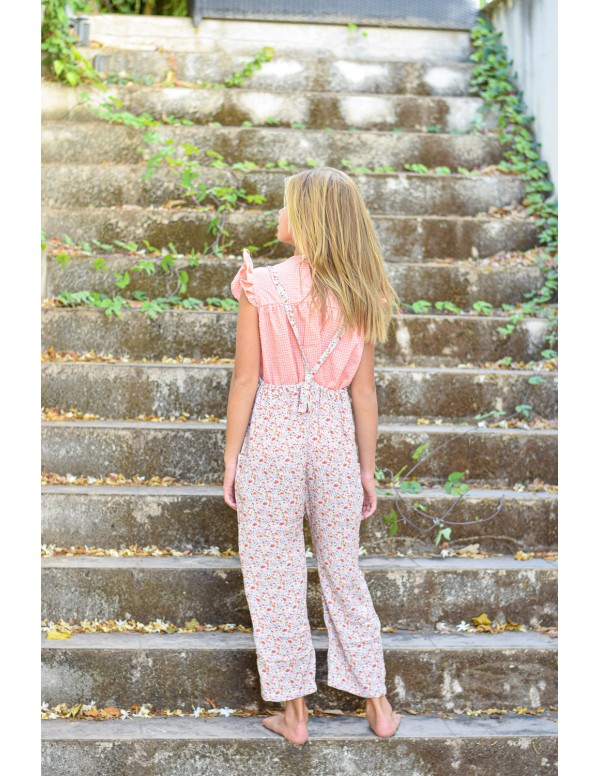 Mono canguro flores coral| Dimelo Hilando SS23