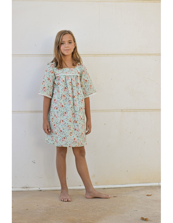 Vestido flores agua| Dimelo Hilando SS23