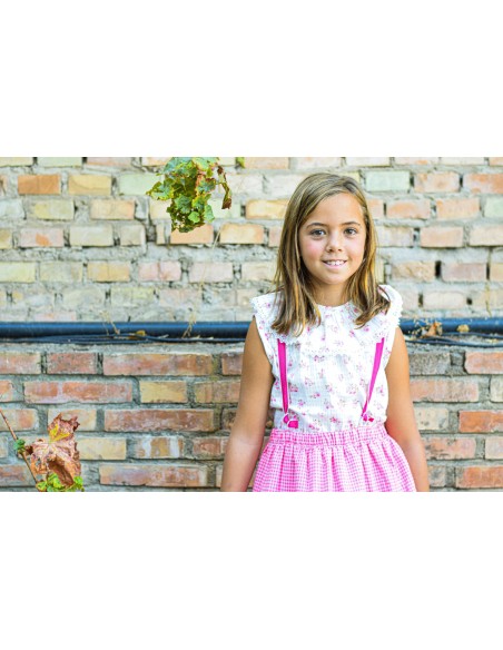 Blusa vintage fluor rosa| Dimelo Hilando SS23