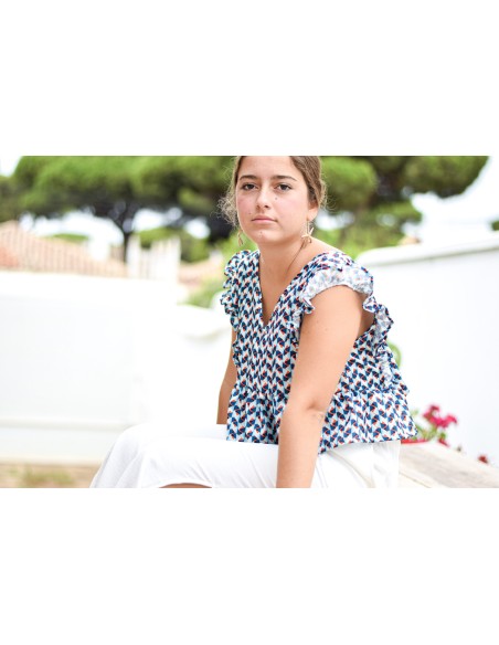 Top lazo coral agua| Dimelo Hilando SS23