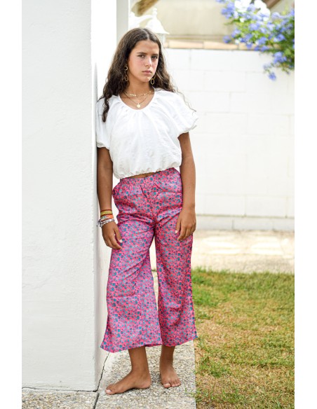 Pantalón print rosa| Dimelo Hilando SS23