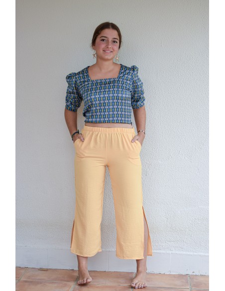 Top safari mostaza| Dimelo Hilando SS23