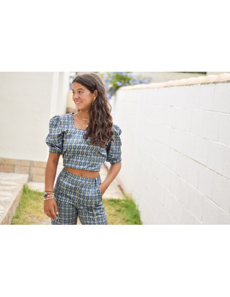 Top safari mostaza| Dimelo Hilando SS23