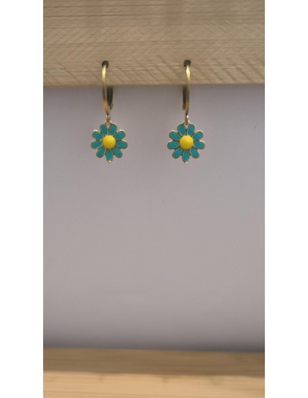 PENDIENTES MARGARITAS VARIOS COLORES 2