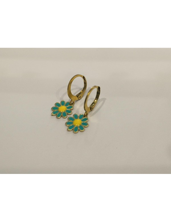 PENDIENTES MARGARITAS VARIOS COLORES