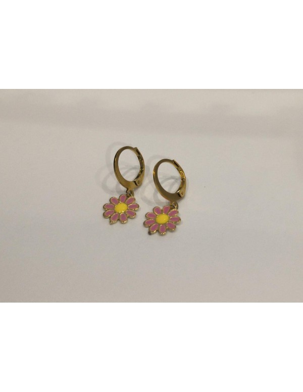 PENDIENTES MARGARITAS VARIOS COLORES