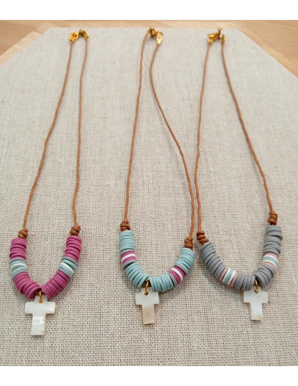 COLGANTE CRUZ VARIOS COLORES