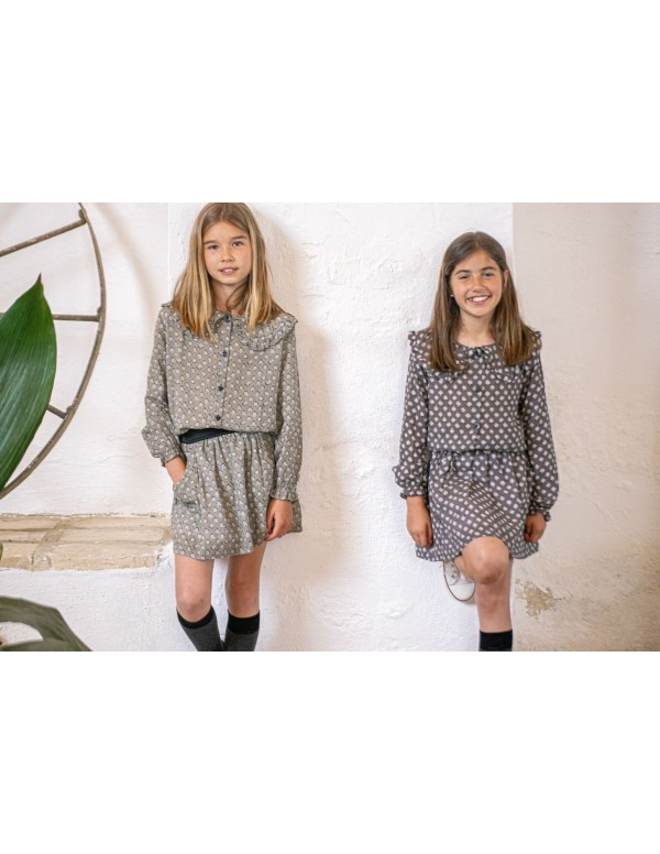 Blusa Bobo Mosaico Verde| Dimelo Hilando AW23/24 2