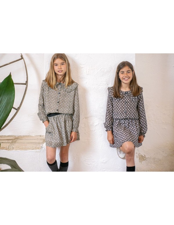 Blusa Bobo Mosaico Verde| Dimelo Hilando AW23/24